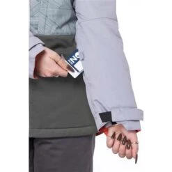 686 Athena Insulated Jacket - Women's -Ski Equipment Discounts fw23 686 womensathenainsulatedjacket goblingreencolorblock 12