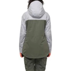 686 Athena Insulated Jacket - Women's -Ski Equipment Discounts fw23 686 womensathenainsulatedjacket goblingreencolorblock 4