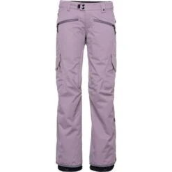 686 Aura Insulated Cargo Pant - Women's -Ski Equipment Discounts fw23 686 womensaurainsulatedcargopant dustyorchid 1