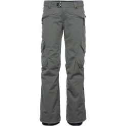 686 Aura Insulated Cargo Pant - Women's -Ski Equipment Discounts fw23 686 womensaurainsulatedcargopant goblingreen 1