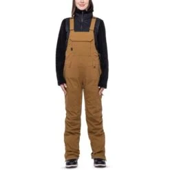 686 Black Magic Insulated Bib - Women's -Ski Equipment Discounts fw23 686 womensblackmagicinsulatedbib breengeojacquard 1