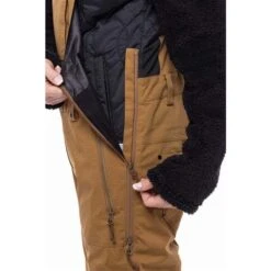 686 Black Magic Insulated Bib - Women's -Ski Equipment Discounts fw23 686 womensblackmagicinsulatedbib breengeojacquard 5