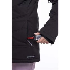 686 Cloud Insulated Jacket - Women's -Ski Equipment Discounts fw23 686 womenscloudinsulatedjacket blackgeojacquard 8