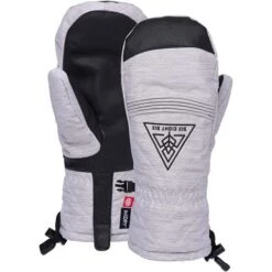 686 Jubilee Mitt - Women's -Ski Equipment Discounts fw23 686 womensjubileemitt whiteheather