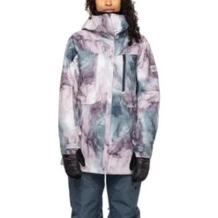 686 Mantra Insulated Jacket - Women's -Ski Equipment Discounts fw23 686 womensmantrainsulatedjacket dustyorchidmarble 2