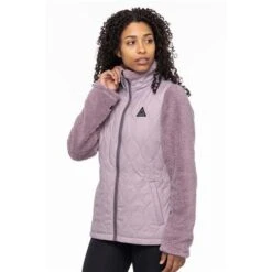 686 Thermal Hybrid Jacket - Women's -Ski Equipment Discounts fw23 686 womensthermalhybridjacket dustyorchid 1