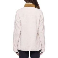686 Tioga Fleece Pullover - Women's -Ski Equipment Discounts fw23 686 womenstiogafleecepullover birchsherpa 3