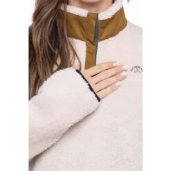 686 Tioga Fleece Pullover - Women's -Ski Equipment Discounts fw23 686 womenstiogafleecepullover birchsherpa 6