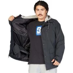 DC SHOES DC Bandwidth Jacket - Men's -Ski Equipment Discounts fw23 dc mensbandwidthjacket black 4