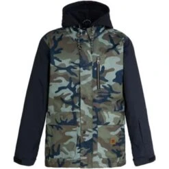 DC SHOES DC Bandwidth Jacket - Men's -Ski Equipment Discounts fw23 dc mensbandwidthjacket woodlandcamogreen 7