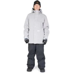 DC SHOES DC Servo Jacket - Men's -Ski Equipment Discounts fw23 dc mensservojacket hickorystripe 4