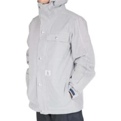DC SHOES DC Servo Jacket - Men's -Ski Equipment Discounts fw23 dc mensservojacket hickorystripe 8