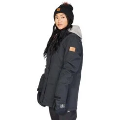 DC SHOES DC Bandwidth Jacket - Women's -Ski Equipment Discounts fw23 dc womensbandwidthjacket black 4