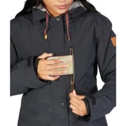 DC SHOES DC Bandwidth Jacket - Women's -Ski Equipment Discounts fw23 dc womensbandwidthjacket black 5