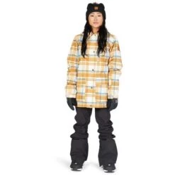 DC SHOES DC Bandwidth Jacket - Women's -Ski Equipment Discounts fw23 dc womensbandwidthjacket plaidpelican 3