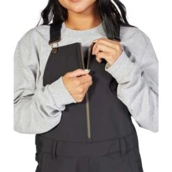 DC SHOES DC Collective Soft Shell Bib - Women's 20 DC SHOES DC Collective Soft Shell Bib - Women's -Ski Equipment Discounts fw23 dc womenscollectivesoftshellbib black 5