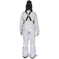 DC SHOES DC Collective Soft Shell Bib - Women's 24 DC SHOES DC Collective Soft Shell Bib - Women's -Ski Equipment Discounts fw23 dc womenscollectivesoftshellbib white 2