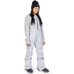 DC SHOES DC Collective Soft Shell Bib - Women's 25 DC SHOES DC Collective Soft Shell Bib - Women's -Ski Equipment Discounts fw23 dc womenscollectivesoftshellbib white 3