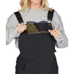 DC SHOES DC Crusade Bib - Women's -Ski Equipment Discounts fw23 dc womenscrusadebib black 4