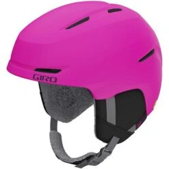 Giro Spur MIPS Helmet - Youth -Ski Equipment Discounts fw23 giro youthspurmipshelmet mattebrightpink 1
