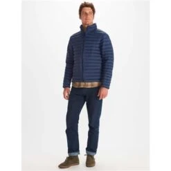 Marmot Echo Featherless Jacket - Men's -Ski Equipment Discounts fw23 marmot mensechofeatherlessjacket arcticnavy 3