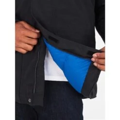 Marmot Mammoth Parka - Men's -Ski Equipment Discounts fw23 marmot mensmammothparka blackdarkazure 4