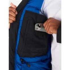 Marmot Mammoth Parka - Men's -Ski Equipment Discounts fw23 marmot mensmammothparka blackdarkazure 5