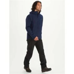 Marmot Minimalist Gore-Tex Jacket - Men's -Ski Equipment Discounts fw23 marmot mensminimalistgoretexjacket arcticnavy 3
