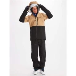 Marmot Refuge Pro Jacket - Men's -Ski Equipment Discounts fw23 marmot mensrefugeprojacket shetlandblack 3