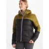 Marmot Guides Down Hoody - Women's -Ski Equipment Discounts fw23 marmot womensguidesdownhoody blackmilitarygreen 1