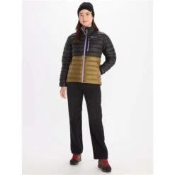 Marmot Highlander Jacket - Women's 12 Marmot Highlander Jacket - Women's -Ski Equipment Discounts fw23 marmot womenshighlanderjacket blackmilitarygreen 3