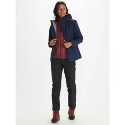 Marmot Minimalist Gore-Tex Jacket - Women's -Ski Equipment Discounts fw23 marmot womensminimalistgoretexjacket arcticnavy 3