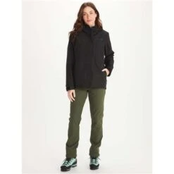 Marmot Minimalist Gore-Tex Jacket - Women's -Ski Equipment Discounts fw23 marmot womensminimalistgoretexjacket black 3