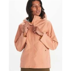 Marmot Minimalist Gore-Tex Jacket - Women's -Ski Equipment Discounts fw23 marmot womensminimalistgoretexjacket rosegold 1