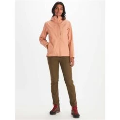 Marmot Minimalist Gore-Tex Jacket - Women's -Ski Equipment Discounts fw23 marmot womensminimalistgoretexjacket rosegold 3