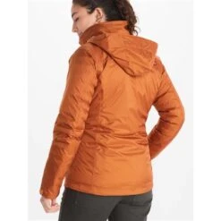 Marmot PreCip Eco Jacket - Women's -Ski Equipment Discounts fw23 marmot womensprecipecojacket copper 2