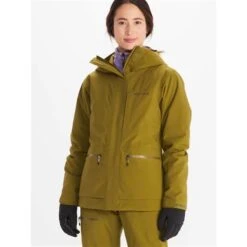 Marmot Refuge Jacket - Women's -Ski Equipment Discounts fw23 marmot womensrefugejacket militarygreen 1