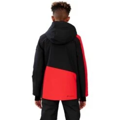 Obermeyer Axel Jacket - Boy's (Teen) -Ski Equipment Discounts fw23 obermeyer boysaxeljacket brakelight 2