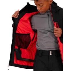 Obermeyer Axel Jacket - Boy's (Teen) -Ski Equipment Discounts fw23 obermeyer boysaxeljacket brakelight 5