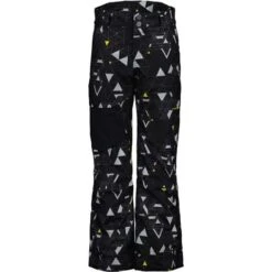 Obermeyer Brisk Print Pant - Boy's (Teen) -Ski Equipment Discounts fw23 obermeyer boysbriskprintpant checksix 5