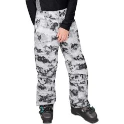 Obermeyer Brisk Print Pant - Boy's (Teen) -Ski Equipment Discounts fw23 obermeyer boysbriskprintpant flyover 1