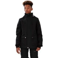 Obermeyer Commuter Jacket - Boy's (Teen) -Ski Equipment Discounts fw23 obermeyer boyscommuterjacket black 1