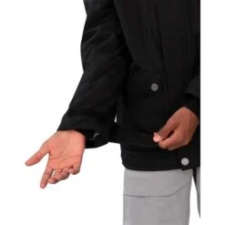 Obermeyer Commuter Jacket W/ Fur - Boy's (Teen) -Ski Equipment Discounts fw23 obermeyer boyscommuterjacketfur black 3