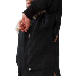 Obermeyer Commuter Jacket W/ Fur - Boy's (Teen) -Ski Equipment Discounts fw23 obermeyer boyscommuterjacketfur black 4