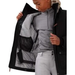 Obermeyer Commuter Jacket W/ Fur - Boy's (Teen) -Ski Equipment Discounts fw23 obermeyer boyscommuterjacketfur black 6