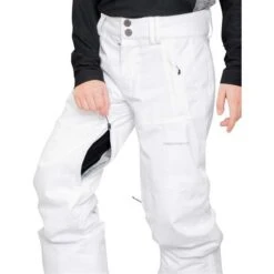 Obermeyer Parker Pant - Boy's (Teen) -Ski Equipment Discounts fw23 obermeyer boysparkerpant white 3