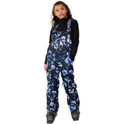 Obermeyer Anya Bib Pant - Girl's (Teen) -Ski Equipment Discounts fw23 obermeyer girlsanyabibpant nightlife 1