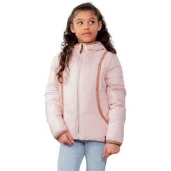 Obermeyer Jackie Puffy Jacket - Girl's (Teen) -Ski Equipment Discounts fw23 obermeyer girlsjackiepuffyjacket cactusbloom