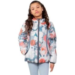 Obermeyer Jackie Puffy Jacket - Girl's (Teen) -Ski Equipment Discounts fw23 obermeyer girlsjackiepuffyjacket rosedust