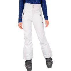 Obermeyer Jolie Softshell Pant - Girl's (Teen) -Ski Equipment Discounts fw23 obermeyer girlsjoliesoftshellpant white 1